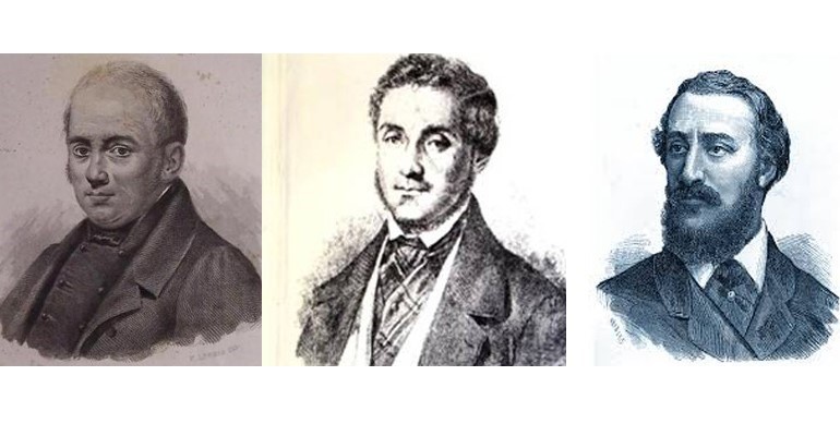 Antonio De Luca, Costabile Carducci e Carlo Pisacane