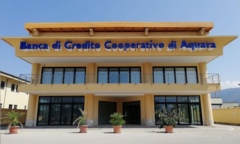 Sede amministrativa della Banca di Credito Cooperativo di Aquara