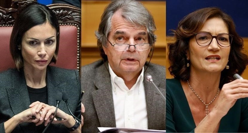 Mara Carfagna, Renato Brunetta e Mariastella Gelmini