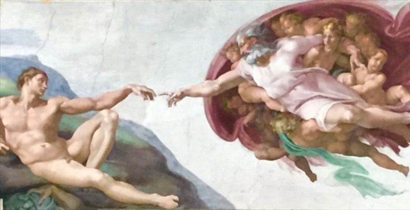 Michelangelo, Il Giudizio Universale (dettaglio)