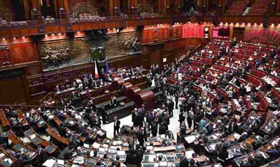 Il Parlamento italiano in seduta