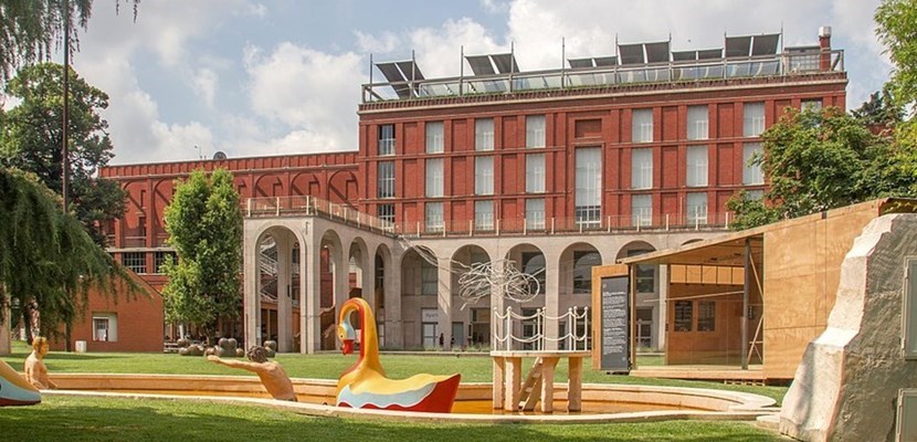 Il Palazzo dell'Arte a Milano,edificio donato dalla famiglia Bernocchi, sede della Triennale