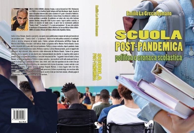 Copertina del volume "Scuola post-pandemica" di Emilio La Greca Romano