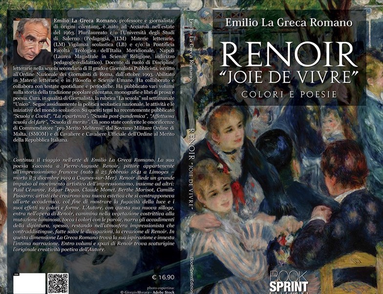 Copertina del libro di Emilio La Greca Romano: RENOIR JOIE DE VIVRE