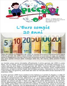 I Piccoli 0119 - L'Euro compie 20 anni