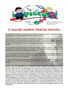 I Piccoli 0619 - Il mondo celebra Charles Darwin