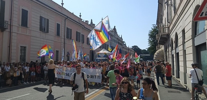 Manifestazione sui diritti a Varese